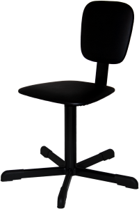Промышленный винтовой стул с трапециевидным сидением СтПТ-01